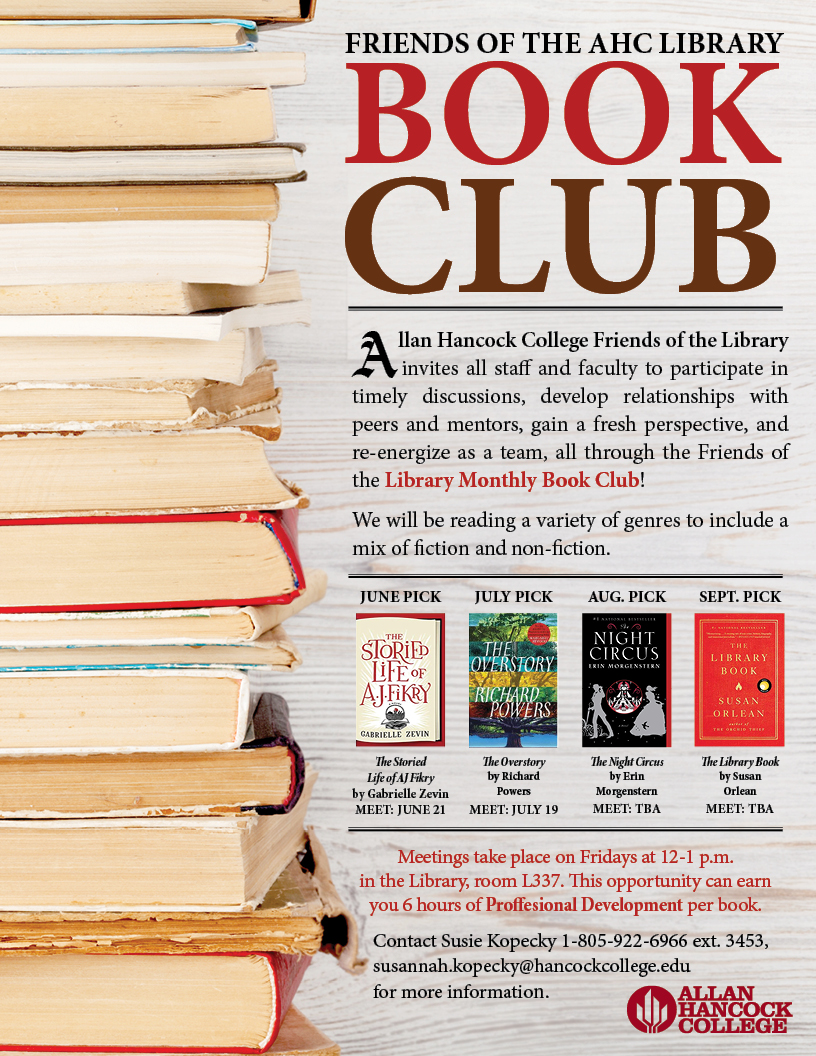 Book club flyer